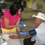 Ana reviewing vital signs