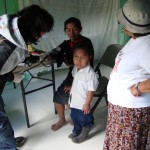 Dr. Ana with an eleven year patient in El Narajo, Lepaterique