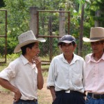 Men of the community of Acaguaque, Lepaterique